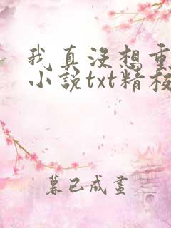 我真没想重生啊小说txt精校版