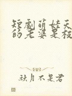 短剧萌娃天降我的老婆是校花完整版