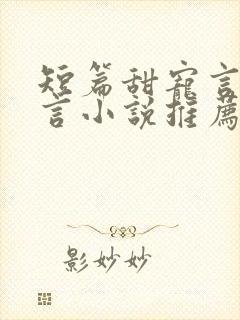 短篇甜宠言情现言小说推荐