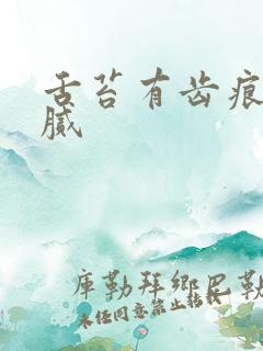 舌苔有齿痕 黄腻