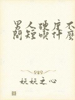 男人硬度不够时间短吃什么