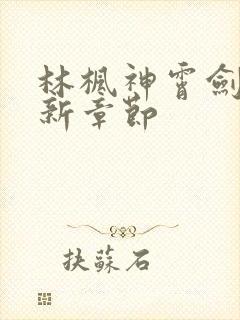 林枫神霄剑宗最新章节