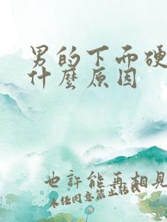 男的下面硬了是什么原因