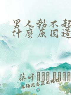 男人勃不起来是什么原因造成