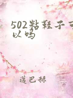 502粘鞋子可以吗