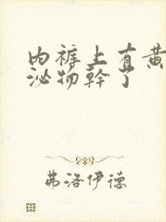 内裤上有黄色分泌物干了