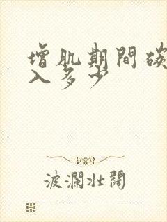 增肌期间碳水摄入多少