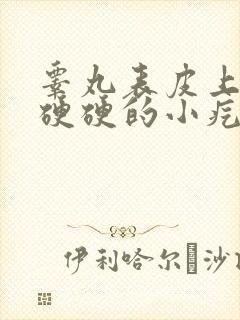 睾丸表皮上有个硬硬的小疙瘩