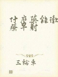 什么药能彻底治疗早射