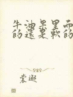 牛油果里面是硬的还是软的