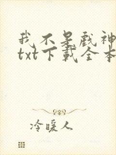 我不是戏神小说txt下载全本