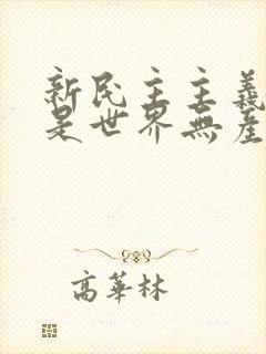 新民主主义革命是世界无产阶级革命的一部分