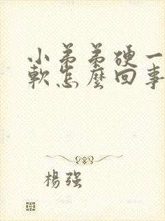 小弟弟硬一会又软怎么回事