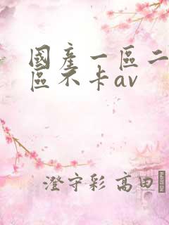 国产一区二区三区不卡av