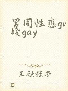 男同性恋gv在线gay