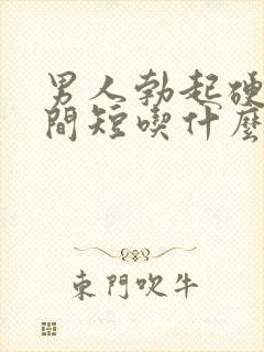 男人勃起硬度时间短吃什么药