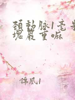 颈动脉1毫米斑块严重嘛