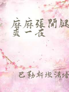 麻麻张开腿让我爽一夜