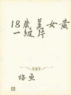 18岁美女黄色一级片