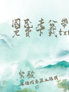 国民老公带回家免费下载txt