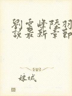 刘云峰陆羽的小说最新章节