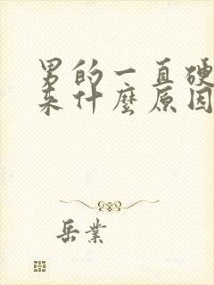 男的一直硬不起来什么原因