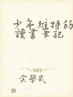 少年维特的烦恼 读书笔记