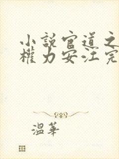 小说官道之绝对权力安江完全版