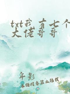 txt我有七个大佬哥哥