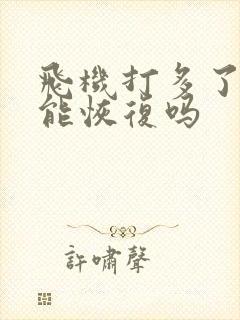 飞机打多了变小能恢复吗