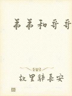 弟弟和哥哥小说