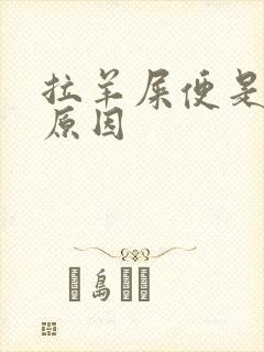 拉羊屎便是什么原因