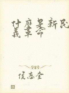 什么是新民主主义革命