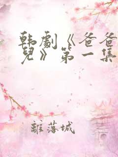 韩剧《爸爸是女儿》第一集