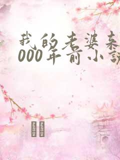 我的老婆来自1000年前小说免费阅读,无弹窗