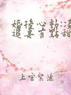 婚后心动:凌总追妻有点甜阅读全文