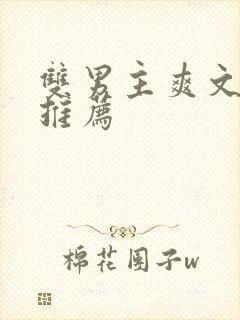 双男主爽文小说推荐