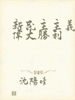 新民主主义革命伟大胜利