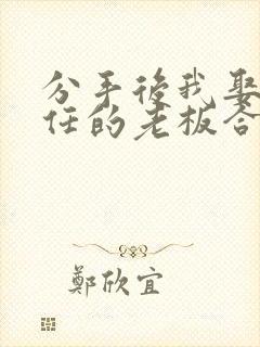 分手后我娶了前任的老板合集