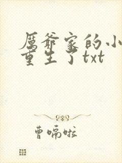 厉爷家的小祖宗重生了txt