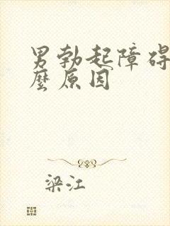 男勃起障碍是什么原因