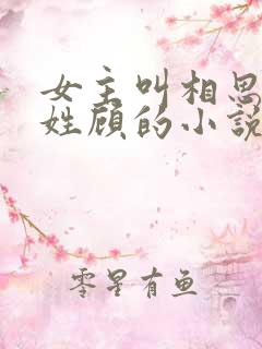 女主叫相思男主姓顾的小说