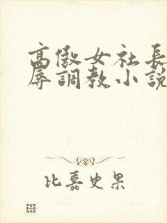 高傲女社长被屈辱调教小说