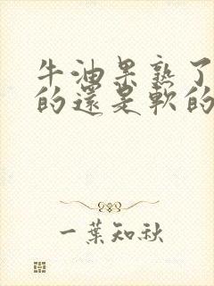 牛油果熟了是硬的还是软的