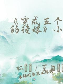 《穿成五个反派的后娘》小说