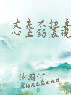 丈夫不把妻子放心上的表现