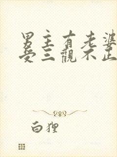 男主有老婆出轨受三观不正