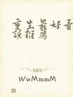 重生最好看的小说推荐