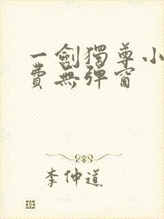 一剑独尊小说免费无弹窗