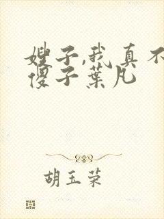 嫂子,我真不是傻子叶凡